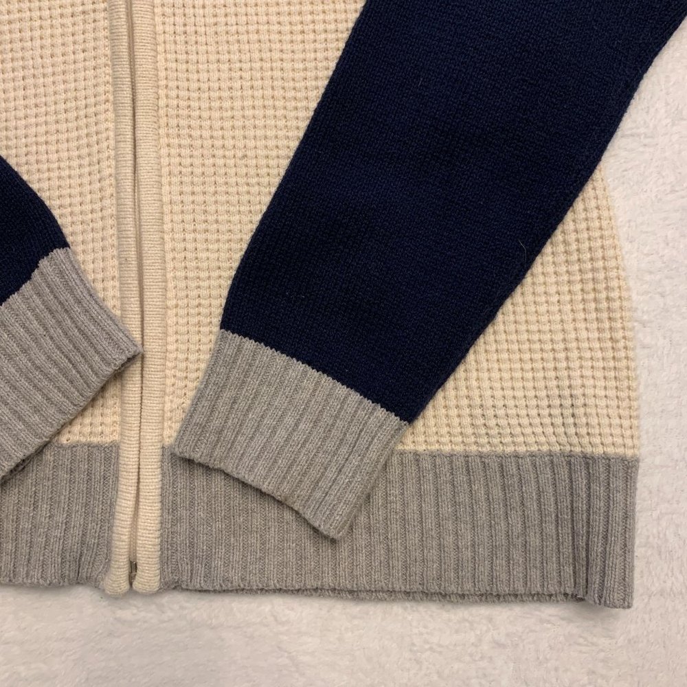 Ralph Lauren Chaps Collegiate Full Zip Cardigan - Picture 5 of 9
